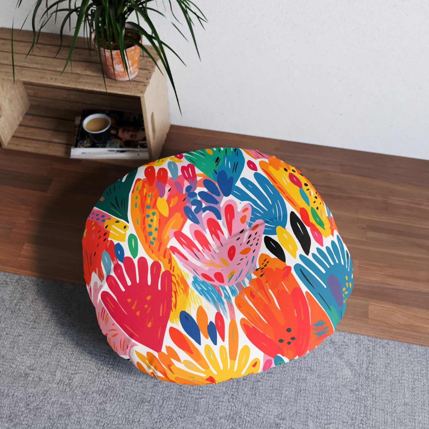 Ciao Round Tufted Floor Pillow