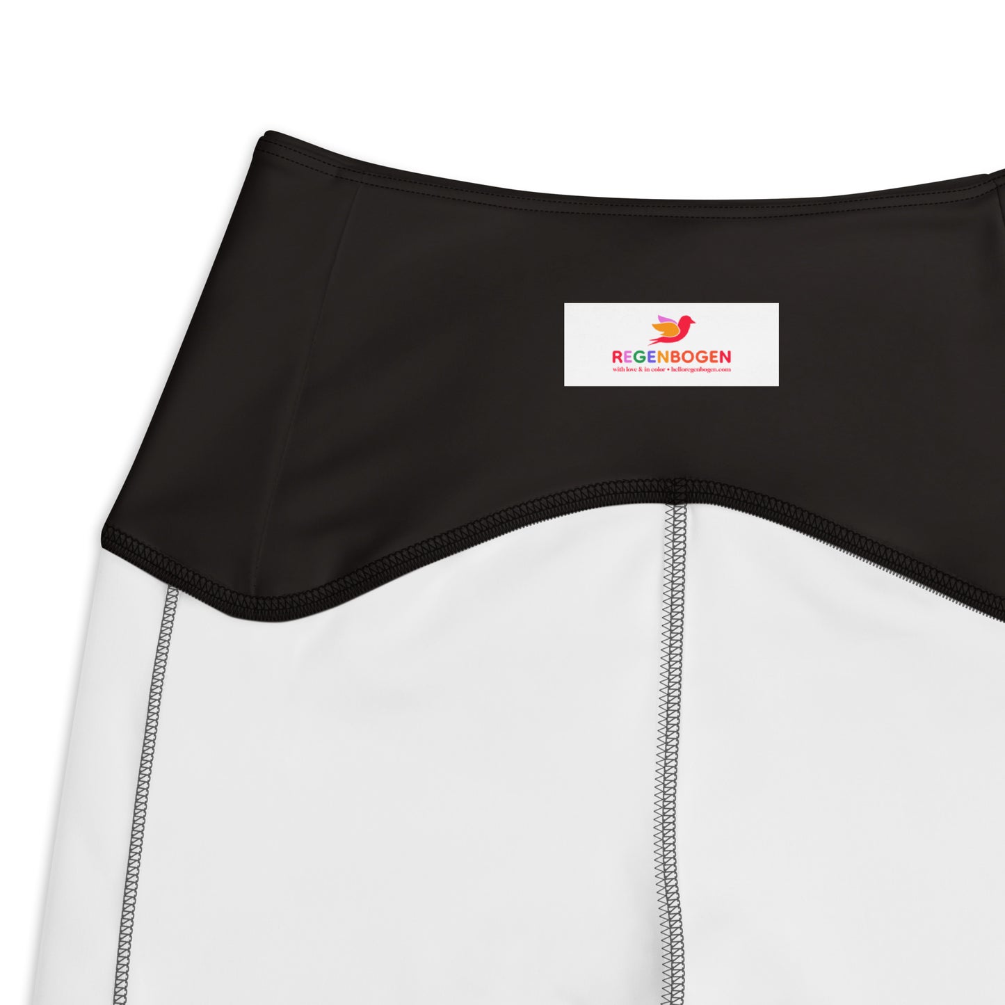 Amatxoa Crossover Waist 7/8 Recycled Yoga Leggings / Yoga Pants with Pockets