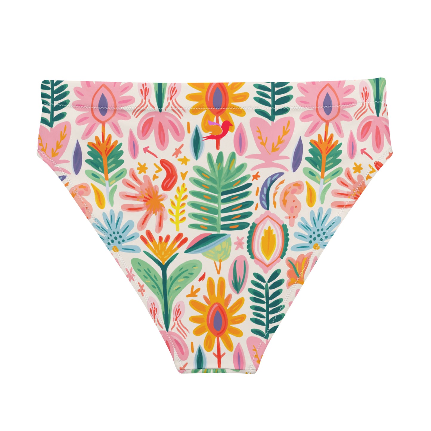 Marbella Recycled Mid-Rise Cheeky Bikini Bottom