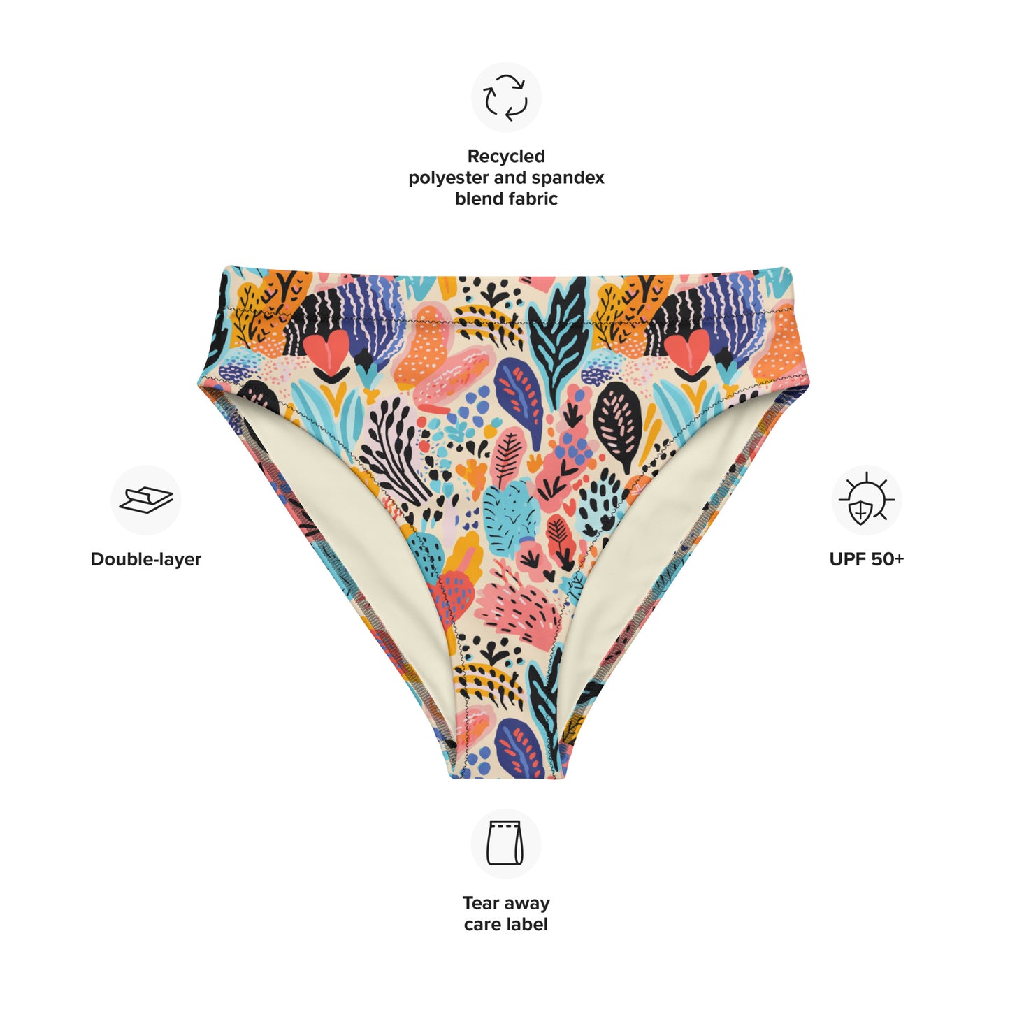Monopoli Recycled Mid-Rise Cheeky Bikini Bottom