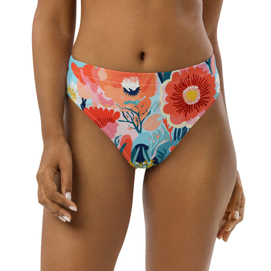 Sardinia Recycled Mid-Rise Cheeky Bikini Bottom