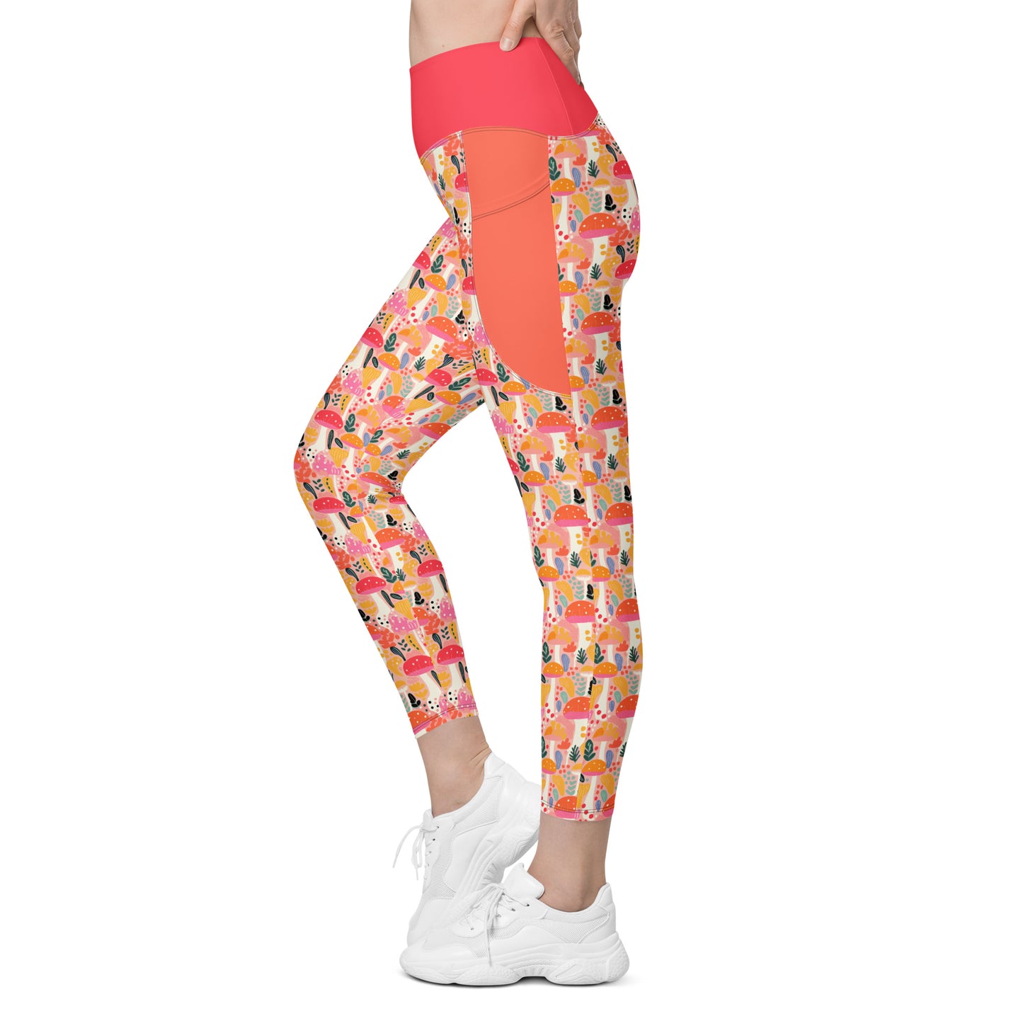 Cotswolds High Waist 7/8 Recycled Yoga Leggings / Yoga Pants with Pockets