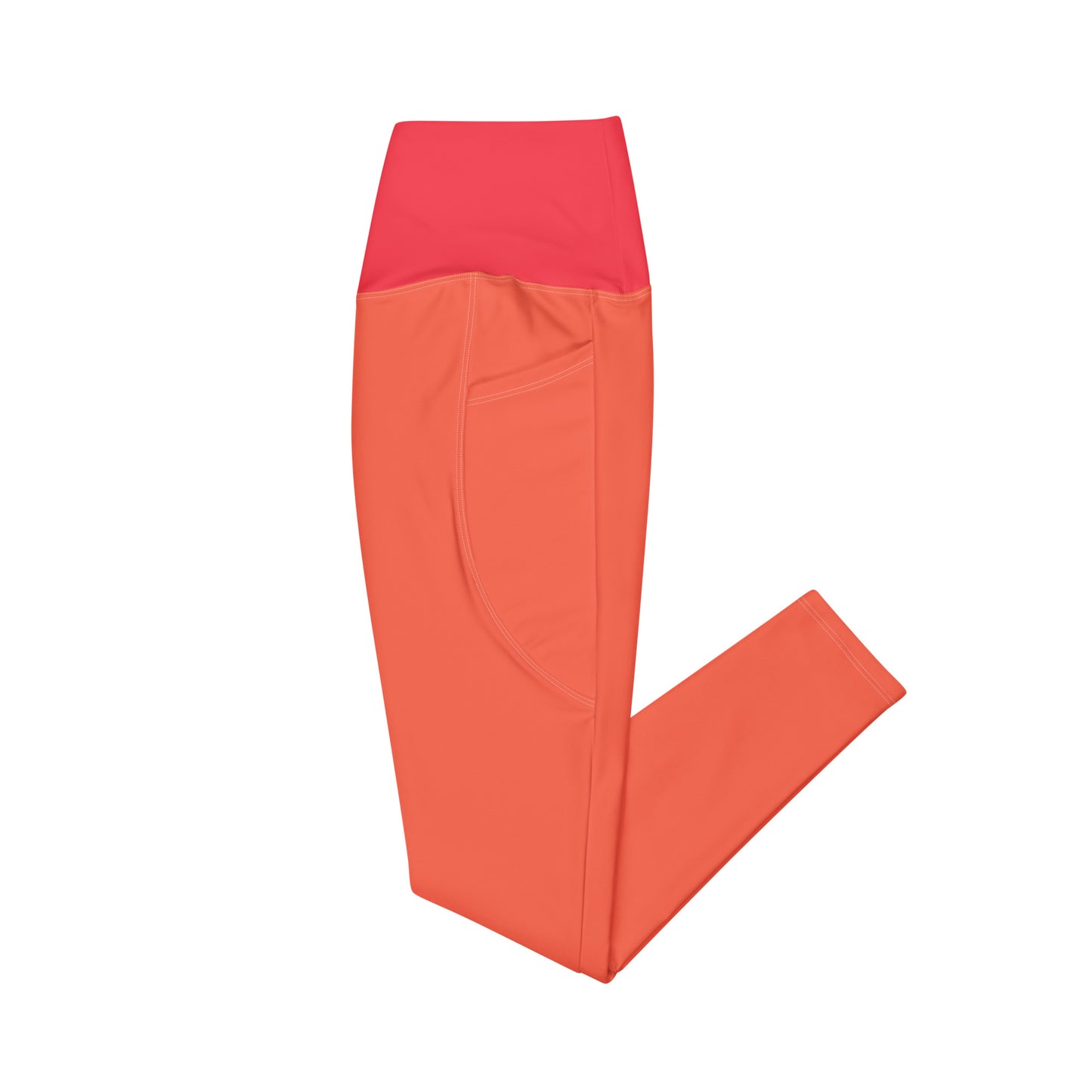 Cotswolds Colorblock High Waist 7/8 Recycled Yoga Leggings / Yoga Pants with Pockets