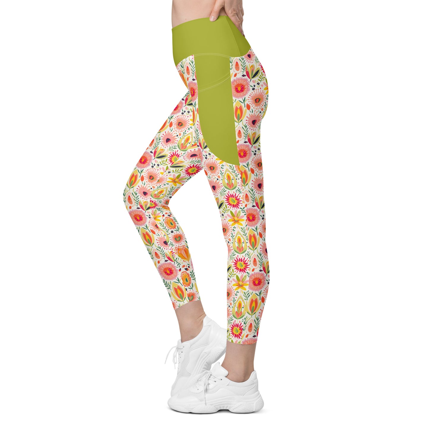 Winchester High Waist 7/8 Recycled Yoga Leggings / Yoga Pants with Pockets