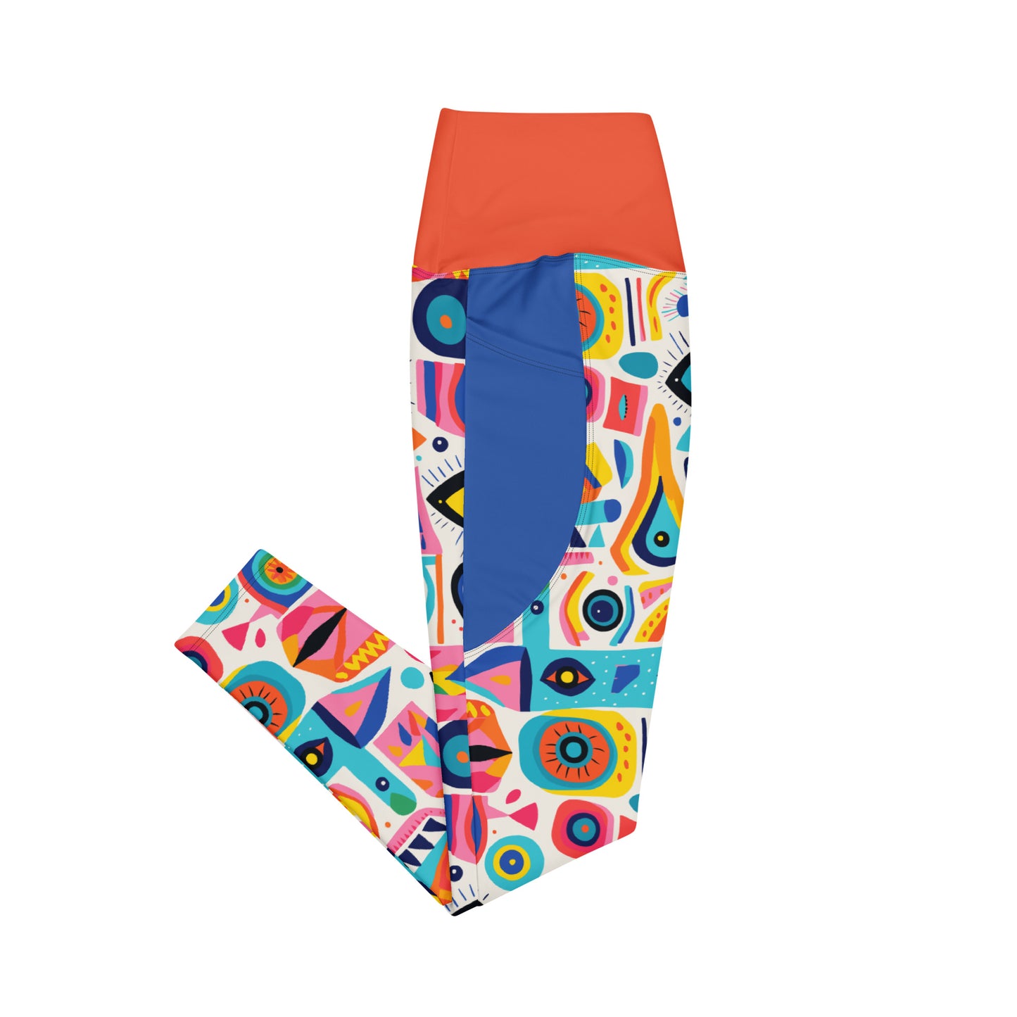 Ojos High Waist 7/8 Recycled Yoga Leggings / Yoga Pants with Pockets