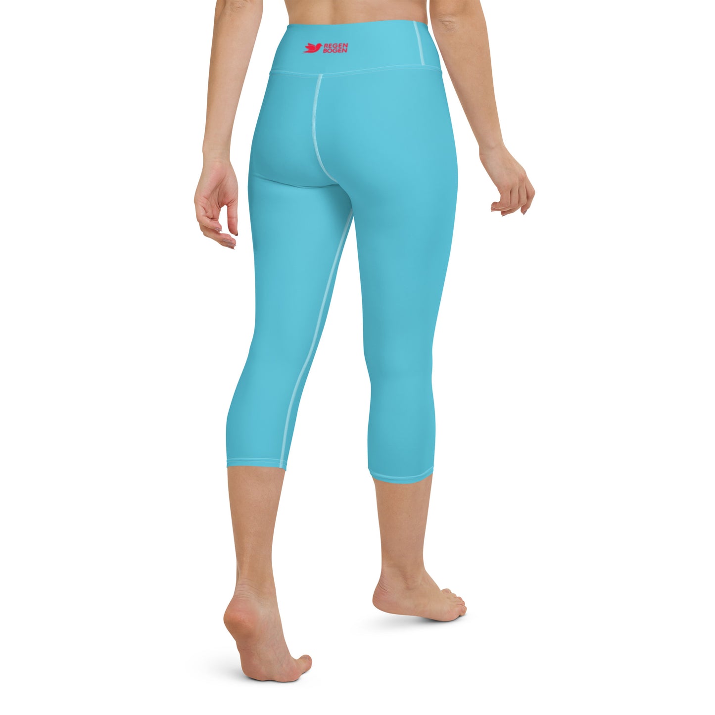 Fiori Solid Color Capri High Waist Yoga Leggings / Pants with Inside Pocket