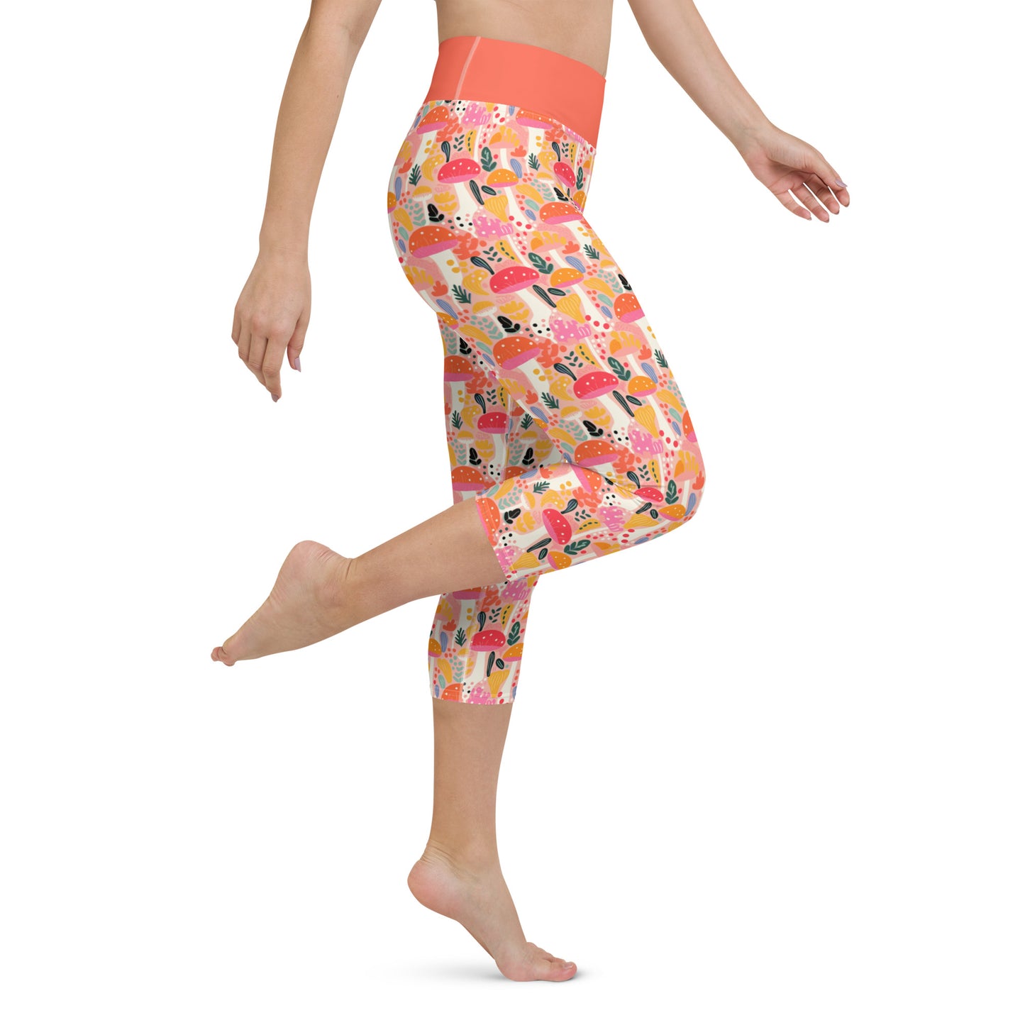Cotswolds Capri High Waist Yoga Leggings / Pants with Inside Pocket