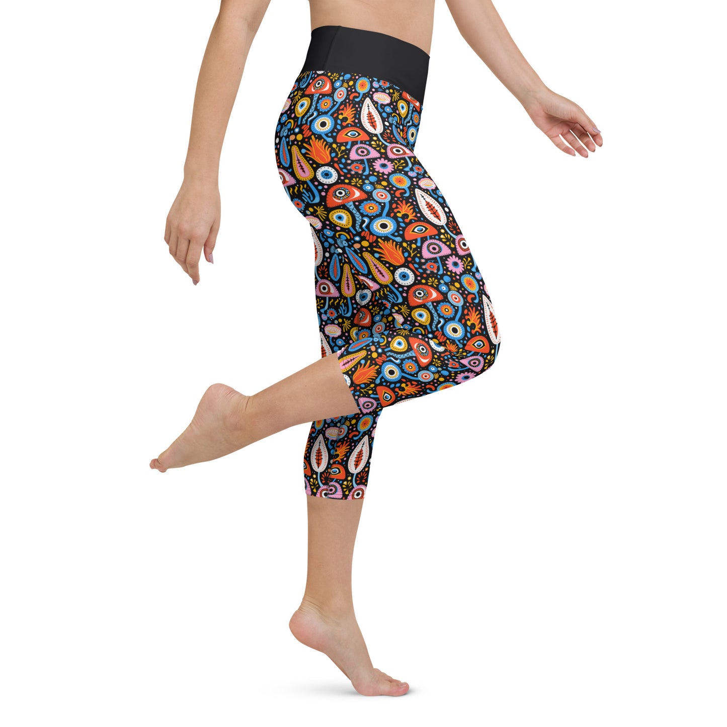Sammlerin Capri High Waist Yoga Leggings / Pants with Inside Pocket