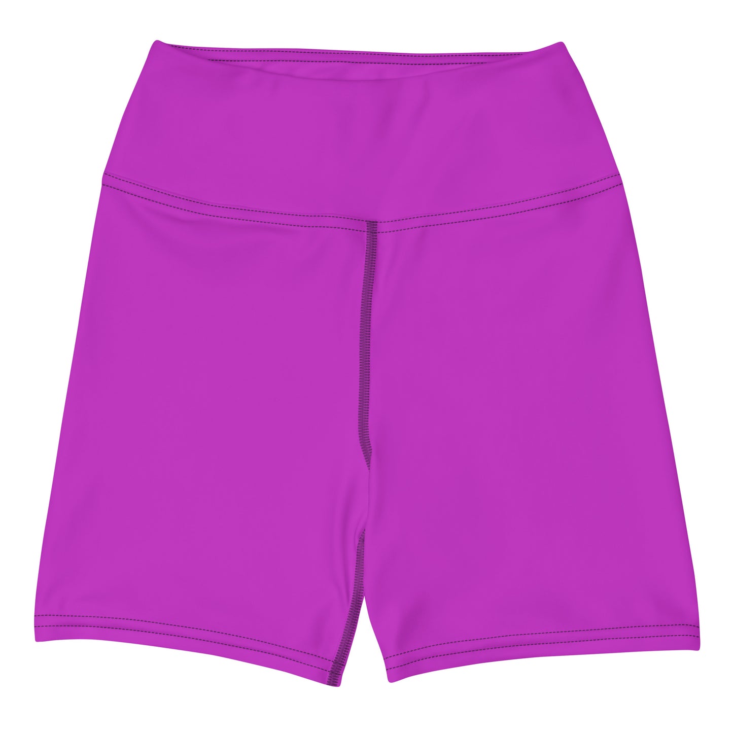 Alpenrose Solid Color High Waist Yoga Shorts / Bike Shorts with Inside Pocket