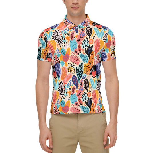 Monopoli Men’s Slim Fit Short-Sleeve Polo Shirt